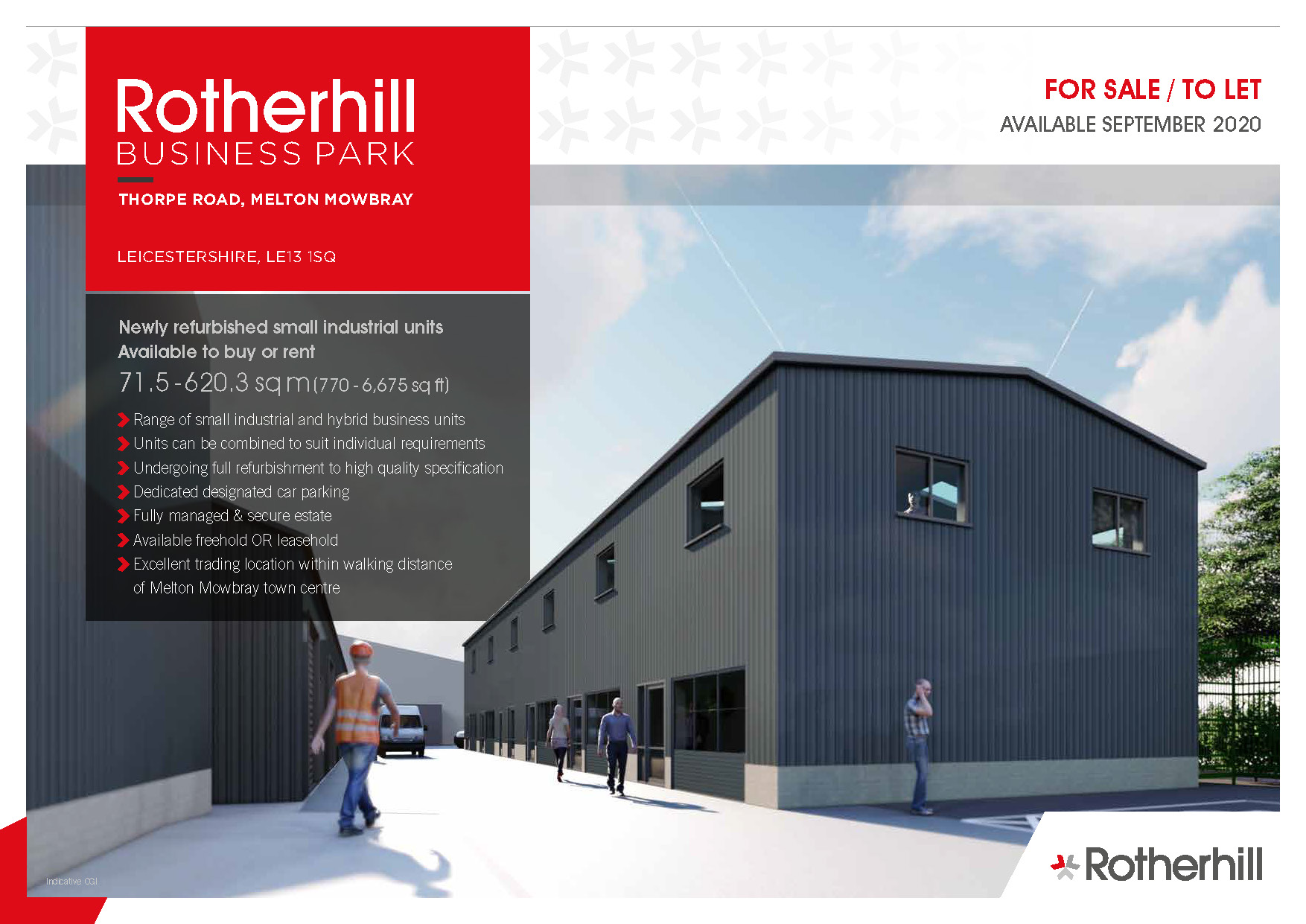 New Acquisition Planning Permission Granted Craftplay Industrial Estate Thorpe Road Melton Mowbray Rotherhill Developments