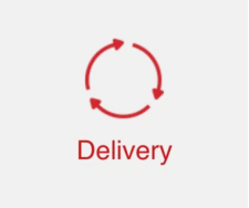 An infinite loop representing Delivery.